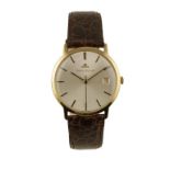 JAEGER-LECOULTRE 9CT GOLD GENTLEMAN'S WRIST WATCH