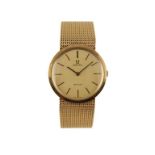 OMEGA DE VILLE 9CT GOLD GENTLEMAN'S WRIST WATCH