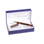 WATERMAN "LE MAN 100" BRIAR WOOD FOUNTAIN PEN