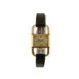 JAEGER-LECOULTRE LADY'S 18CT GOLD DRIVERS WATCH