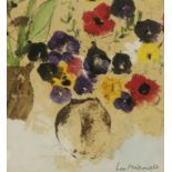 •LEO MCDOWELL (1936-2011) 'FLOWERS ON A TABLE'