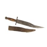 LATE 19TH CENTURY BOWIE KNIFE