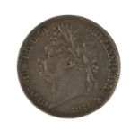 TWO CROWNS 1820 GEORGE III & 1821 GEORGE IV 1820