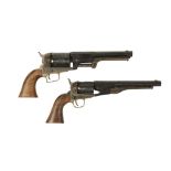 TWO REPLICA COLT PERCUSSSION REVOLVERS (DEACTIVATED)