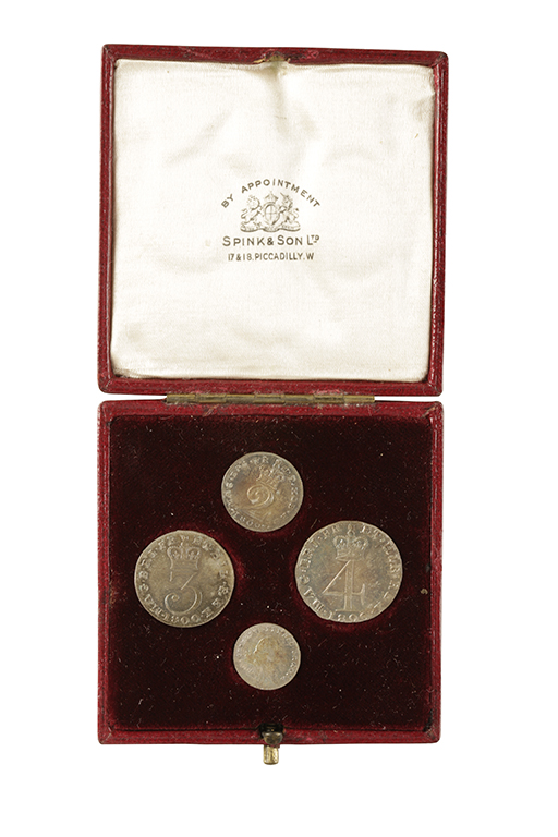 SET OF GEORGE III MAUNDY MONEY 4d-1d, dated 1800
