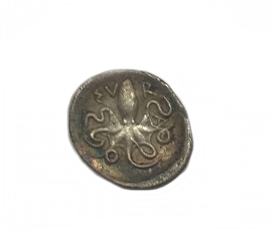 GREEK SILVER LITRA OF SYRACUSE Octopus to reverse circa 466 BC - Image 2 of 2