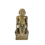 STANDING BRONZE FIGURE OF JAIN, INDIA, 18TH CENTURY