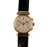 ZENITH 18CT GOLD CAMPUR CHRONOGRAPH GENTLEMAN'S WRIST WATCH