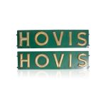 PAIR OF HOVIS ADVERTISING SIGNS