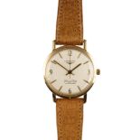 LONGINES 9 CT GOLD FLAGSHIP GENTLEMAN'S WRIST WATCH