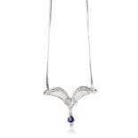 LORIENT: 18CT WHITE GOLD NECKLACE