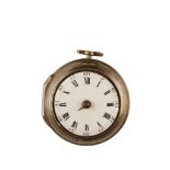 EDWARD ARNOLD OF LONDON SILVER PAIR CASED POCKET WATCH