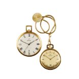 ENICAR GOLD PLATED POCKET WATCH
