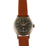 SMITHS GENTLEMAN'S STAINLESS STEEL CASE MILITARY WRIST WATCH