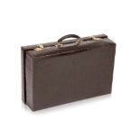 GENTLEMANS CROCODILE SKIN TRAVELLING VANITY CASE