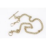 18CT GOLD CHAIN LINK POCKET WATCH CHAIN c.45g