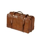 GLADSTONE TYPE LEATHER HOLDALL