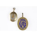 VICTORIAN MONOGRAMMED LOCKET