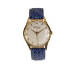 NICOLET 18CT GOLD GENTLEMAN'S WRIST WATCH with manual wind movement