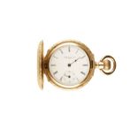 ELGIN 14CT GOLD GENTLEMAN'S POCKET WATCH