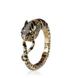 DIAMOND SET TIGER BRACELET