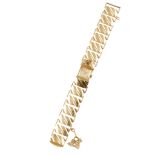 LE-COULTRE 14CT GOLD LADY'S BRACELET WATCH