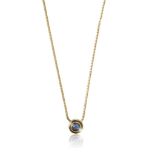 RICH HAYES: 18CT YELLOW GOLD PENDANT AND CHAIN