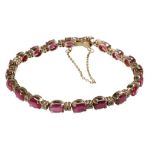 RUBY AND DIAMOND BRACELET