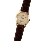 ULYSEE NARDIN 9CT GOLD GENTLEMAN'S WRIST WATCH