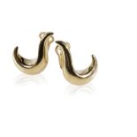 CHIAMPESAN: 18CT YELLOW GOLD EARRINGS