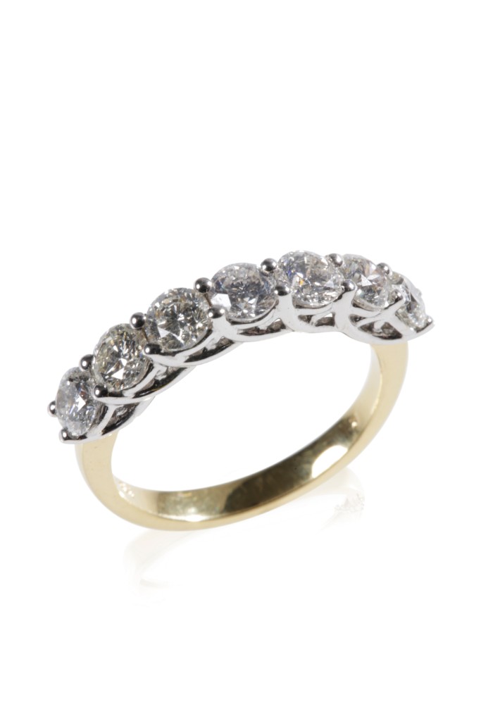 SEVEN STONE DIAMOND RING