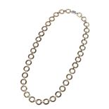 SUPERIORO 18CT YELLOW AND WHITE GOLD NECKLACE
