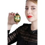 GARRARD & CO GOLD AND ENAMEL "CADBURY'S CONUNDRUM " EGG