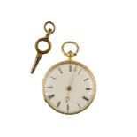 18CT GOLD GENTLEMAN'S POCKET WATCH