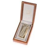 DUNHILL: AN 18CT YELLOW GOLD CIGARETTE LIGHTER