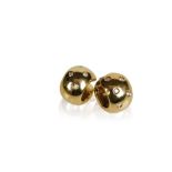 SUPERIORO: 18CT YELLOW GOLD EARRINGS,