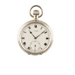 J.W.BENSON OF LONDON SILVER CASED GENTLEMAN'S POCKET WATCH