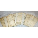 A QUANTITY OF VINTAGE DEEDS related to the County of Dorset