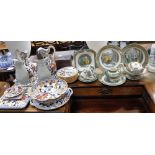 A COLLECTION OF FRENCH 'GIEN' CERAMICS, a quantity of Adams 'Cries of London' ceramics and a pair of