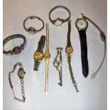 A COLLECTION OF VARIOUS LADIES WRISTWATCHES