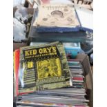 A COLLECTION OF LP RECORDS, 45s and 78s