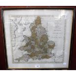 SAMUEL DUNN: A map, 'England or The South Part of Great Britain', London 1774