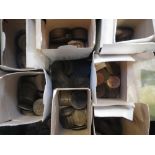 A COLLECTION OF GREAT BRITAIN GEORGIAN AND LATER PENNIES and other denominations (one box)