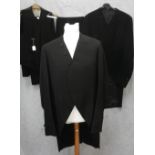 A GENTLEMAN'S BLACK EVENING TAILCOAT and a collection of similar items