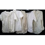 A COLLECTION OF GENTLEMAN'S SHIRTS including a naval shirt