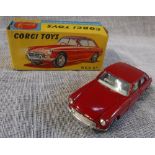 CORGI TOYS; AN MGB GT (327) in red with original box