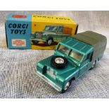 CORGI TOYS; A LANDROVER 109" W.B. (438) boxed