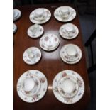 A ROYAL WORCESTER "ROANOKE" PART TEASET