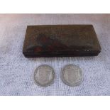 A HALF CROWN dated 1836 and one other dated 1856 (2)