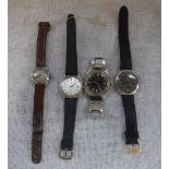 A COLLECTION OF GENTLEMAN'S WRISTWATCHES, including an Omega quartz (4)